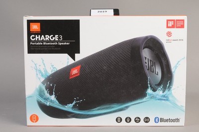 JBL Charge 3 Bluetooth Lautsprecher - Schwarz NEU in OVP