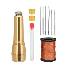 10pcs/set Sewing Awl Needle Kit Home Use DIY Sewing Tools Wide Application