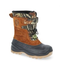 OZARK TRAIL Boys Kids Size 13 Winter PAC Snow Boots Genuine Suede Waterproof