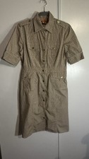 Tory Burch Beige Monogram Midi Dress size 6