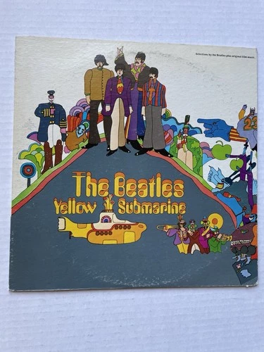 The Beatles Yellow Submarine 12" LP Vinyl Record 33 RPM Rock Apple Stereo SW-153