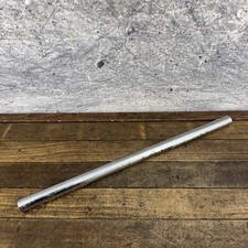 Tija de sillín BMX vintage 22,2 mm acero cromado años 80 90 plata vieja escuela