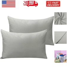 Microfiber Toddler Pillowcases with Envelope Closure, 2 Pack 100% Brushed Mic...