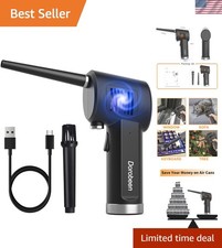 Powerful Portable Electric Air Duster - 28m/s Speed for Electronics Cleaning
