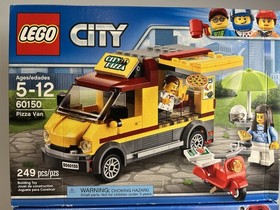 New LEGO City Lot 60150 & 60231 Pizza Van & Fire Vehicle, Retired, Sealed In Box