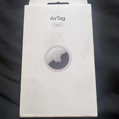 Apple OEM AirTag Tracker 4 Pack MX542LL/A A2187 (White) Air Tag NEW/SEALED!