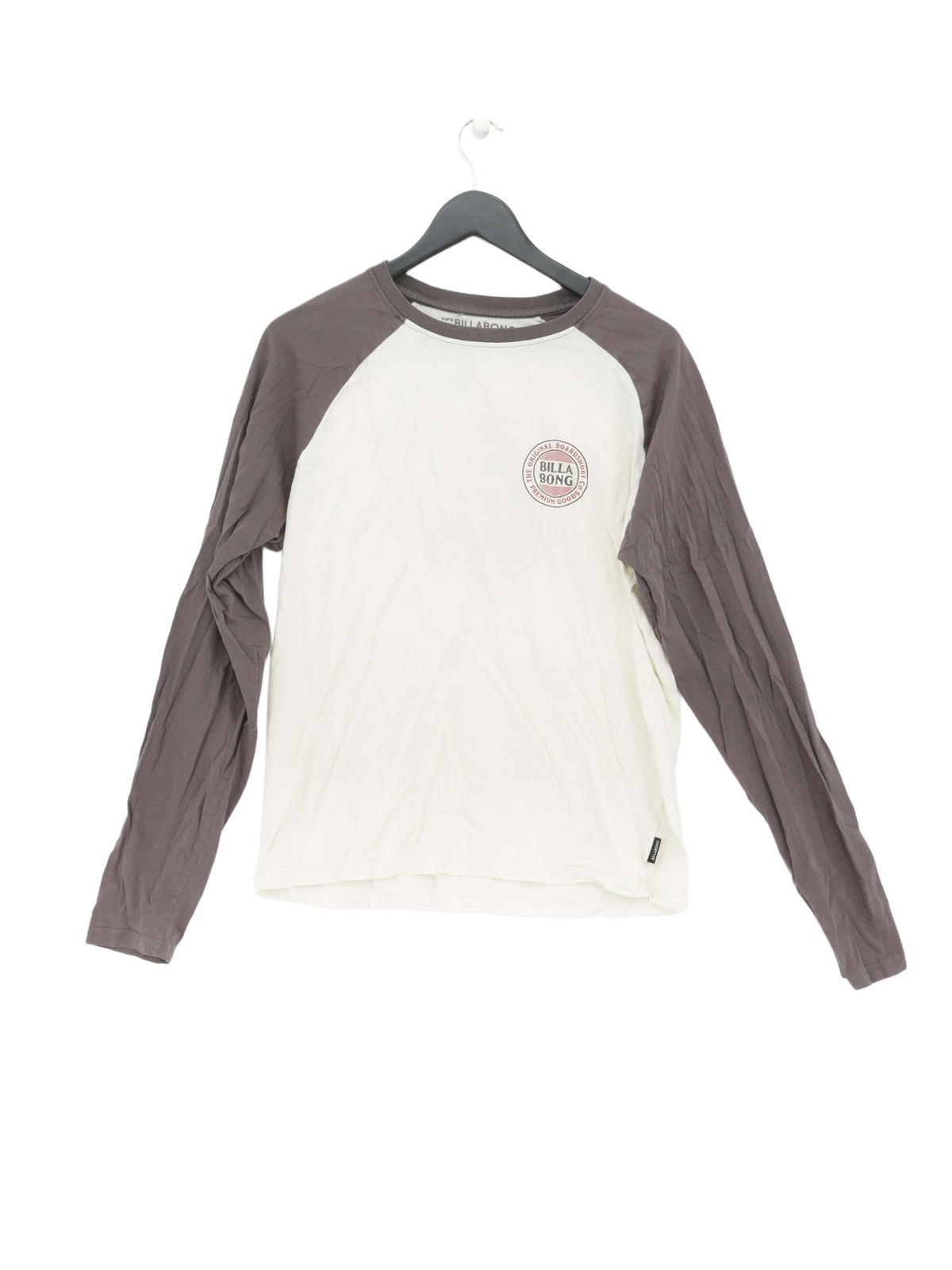 T shirt uomo Billabong S bianca 100% altra basic