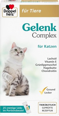 Doppelherz Gelenk Complex für Katzen, Mit essentiellen Omega-3 Fettsäuren 25Lick