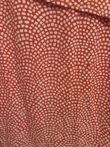 J McLaughlin - Women’s L/S Red/White Geometric Pattern Dress. Size - M - Picture 9 of 9