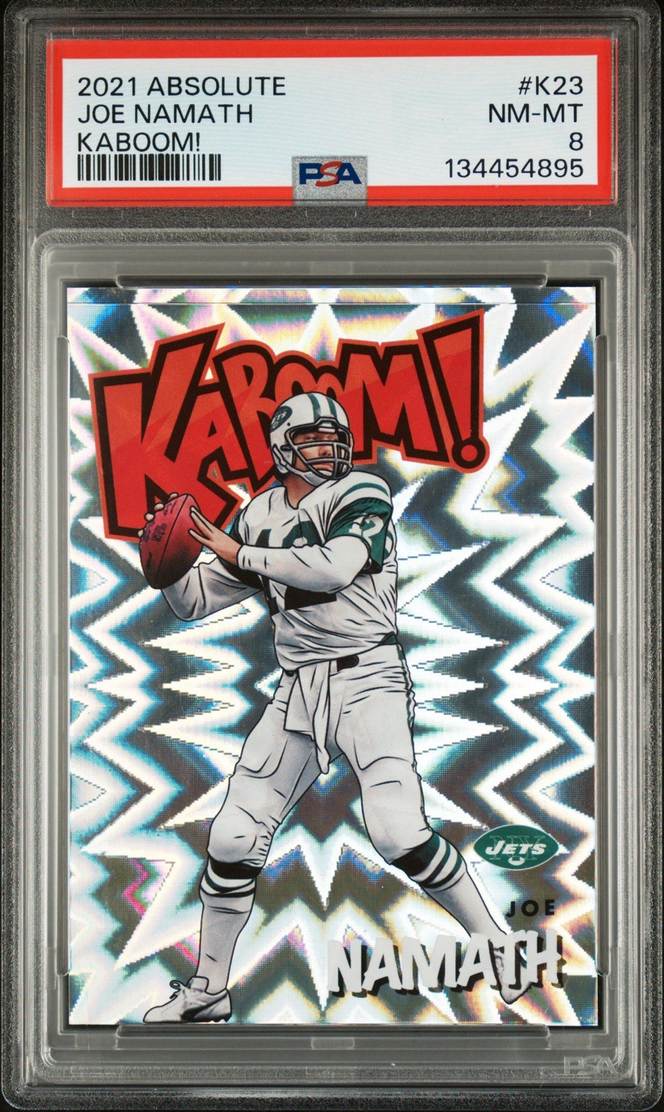 2021 Panini Absolute - Kaboom! Joe Namath #K23