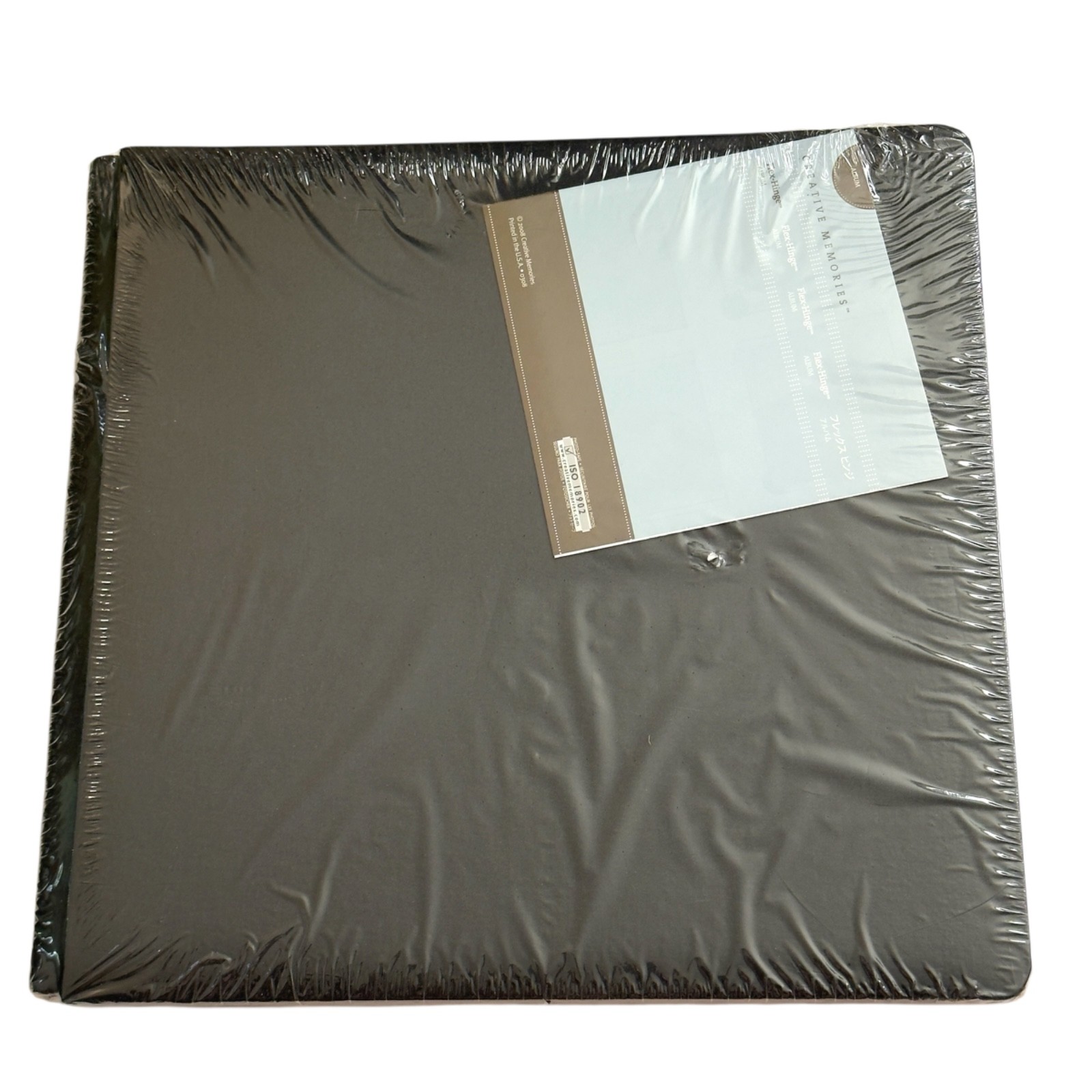 Creative Memories 12x12 Black Flex Hinge Album Coverset 2008 & Spargo Pages 2004
