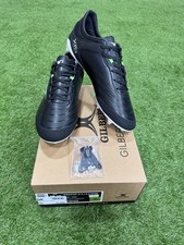 GILBERT SIDESTEP X15 Lo 6 Stud Black/White Rugby Boots In Size 10