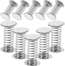 10 Pack Craft Spring Bases, Shaking Head Doll Spring - Metal Spiral Base with Ad