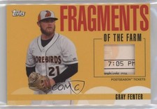 2020 Topps Pro Debut Fragments of the Farm Gray Fenter #PT 01i1