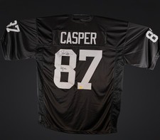 Dave Casper Autographed & Inscribed Raiders Jersey BFA 10277 PSA 3T18051