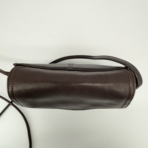Fossil Brown Leather Small Messenger Crossbody Shoulder Bag - Picture 4 of 10
