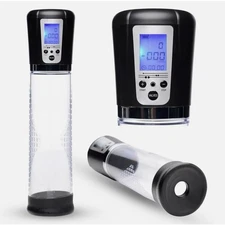 Vacuum Electric Penis Pump Digital rechargeable Male Men Penis Enlarger Growth