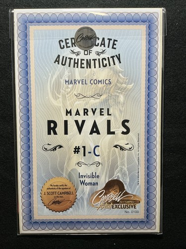 🖊️ Marvel Rivals #1 J. Scott Campbell Signed Set - Picture 9 of 10