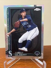 2025 Topps Chrome Light Board SP Logan Gilbert #11 Refractor -Read-