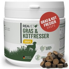 REAVET Gras & Kotfresser Drops für Hunde Sek...