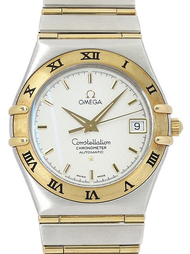 USED OMEGA Constellation Full Bar 1202.30 White Men's Watch #51020