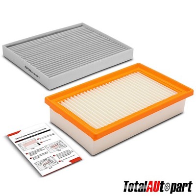 Engine and Activated Carbon Cabin Air Filter for Hyundai	Accent 18-22 Kia Rio