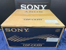 -SEALED - NEW IN BOX - Sony 300 Disc CD/DVD Changer Player CDP-CX355