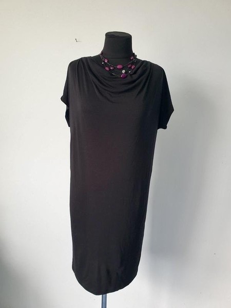 Women Jigsaw Dress Black Viscose 38 / M / 46 #9LIP