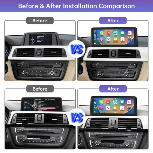 10.25 Inch Touchscreen Wireless CarPlay Android Auto for BMW 3/4 Series F30/F... - Picture 4 of 7