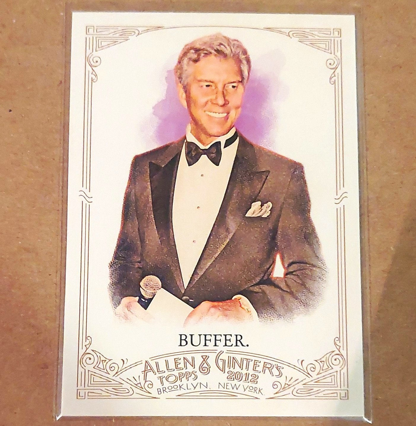 Topps 2012 Allen & Ginter Michael Buffer #314 Base Set Original Non-Sport Card