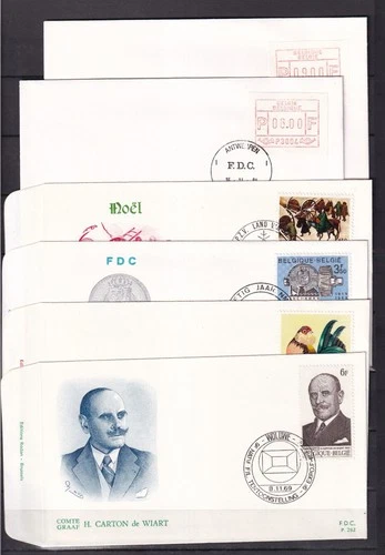[LG78014] Belgium Nice Lot FDC First Day Cover UNG