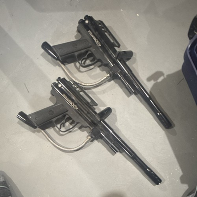 #ad #ad Piranha Paintball Marker Black Semi Automatic Paintball Guns $45.00