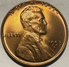 1953 D Lincoln Wheat Cent BU Choice MS - #1955