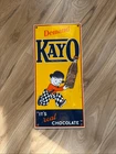 Vintage Kayo Chocolate Milk Porcelain Enamel Metal Sign By Ande Rooney 8 x 17
