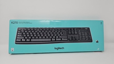 Logitech K270 Wireless Keyboard Unifying Receiver Full Size - Black