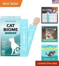 Probiotics for cats Anti Diarrhea Feline Gut Digestive Support Immune Health
