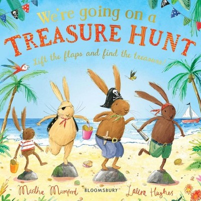 We're Going on a Treasure Hunt: A Lift-the-Flap Adventure by Laura Hughes Board 