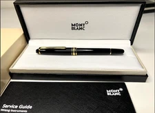 Montblanc Meisterstuck Classique 163 Rollerball Pen Black & Gold - New In Box