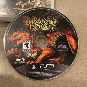 Dragons Crown - Sony PlayStation 3 PS3 Complete CIB Worn Crack On Center