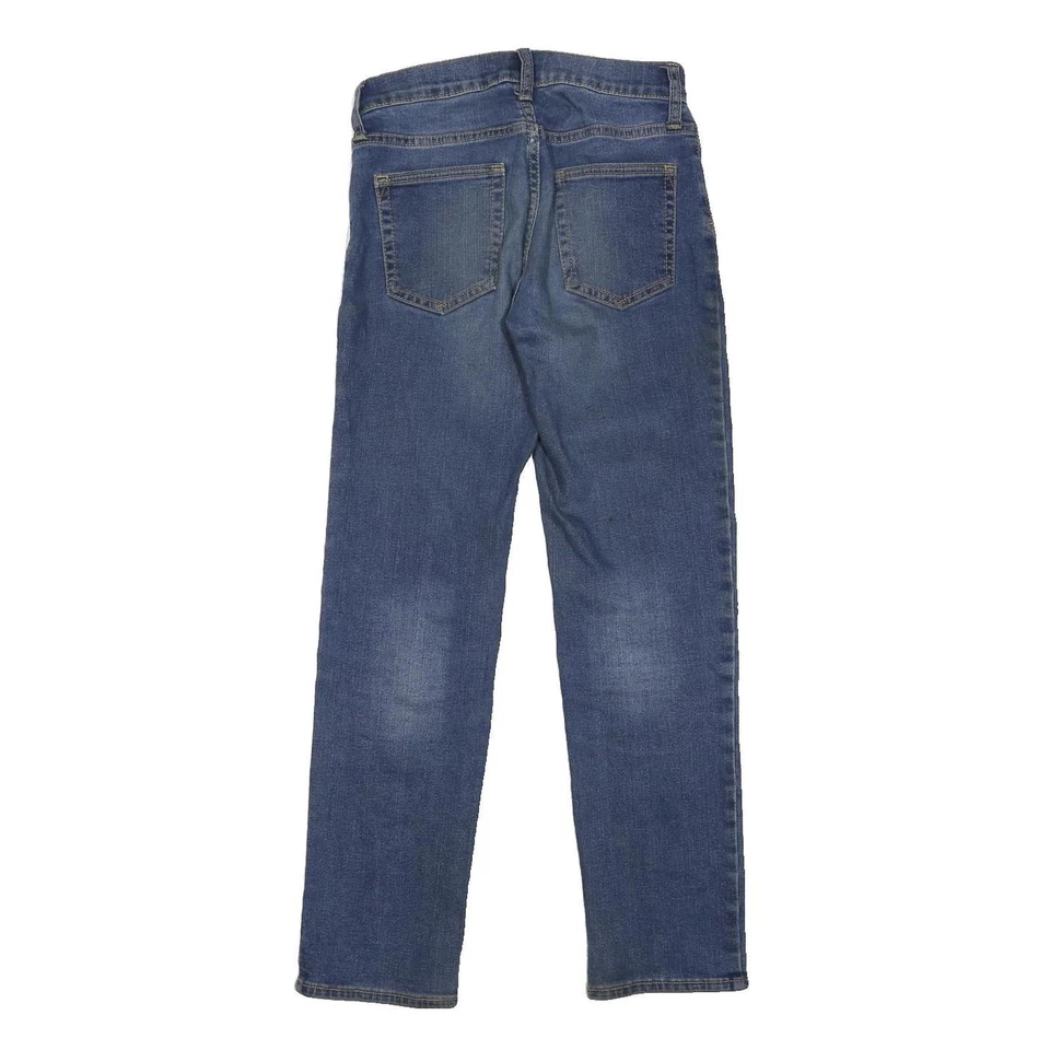 GAP Jeans Garçon Bleu Coupe Droite Regular Denim Bouton Taille 25 L26 Coton - Photo 3/4