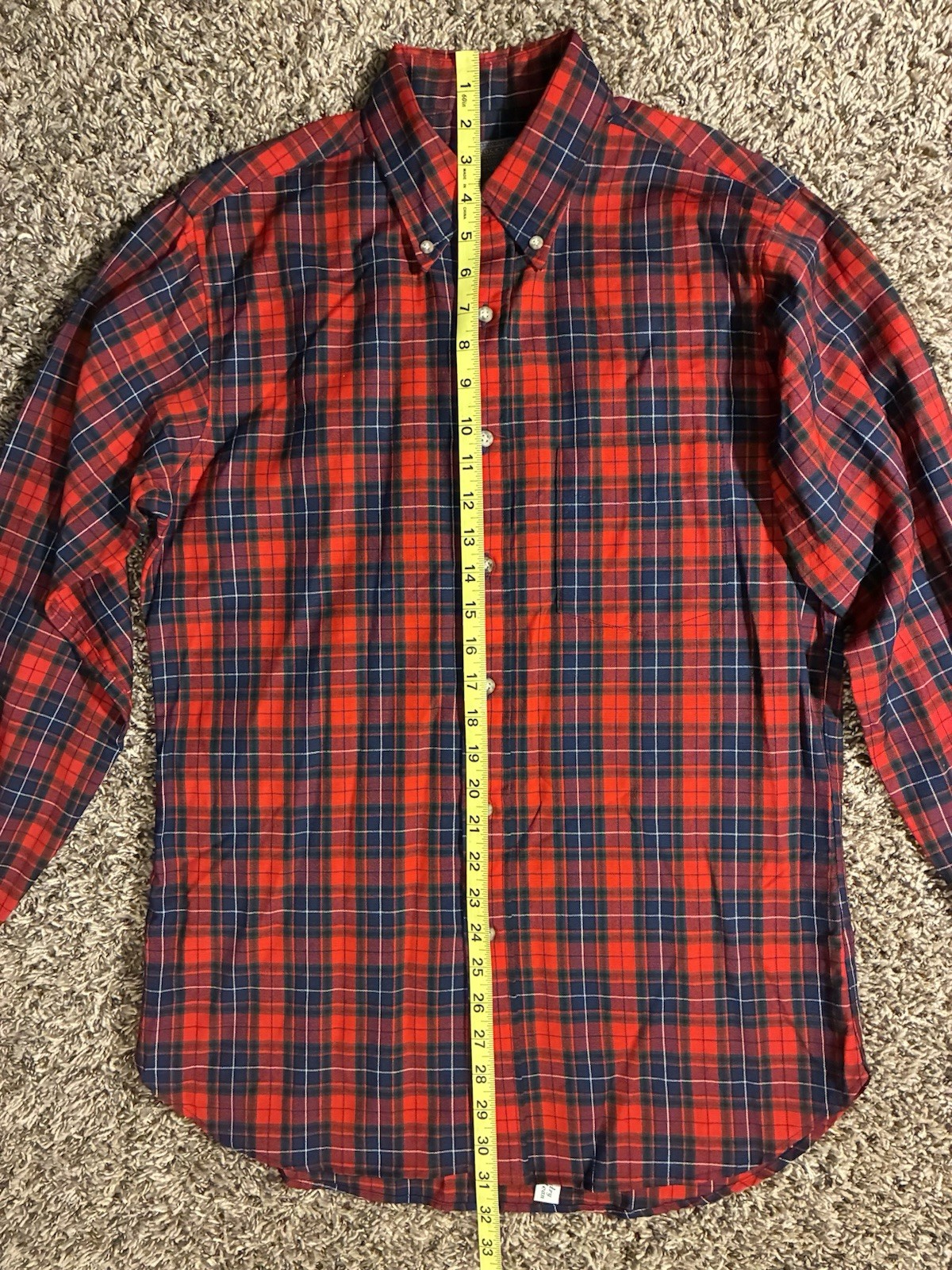 VTG Pendleton Long Sleeve Button Down Wool Shirt … - image 7