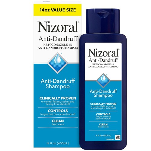 Nizoral Anti-Dandruff Shampoo Cleans & Controls Fresh Scent 14oz 400ml