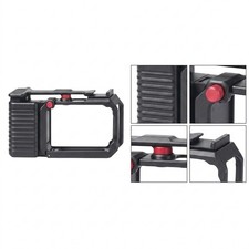 Compact Aluminum Cage for DJI For Osmo Action 6 - Cold Shoe Accessory Mounting