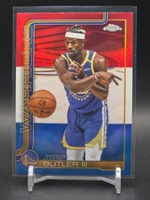 JIMMY BUTLER III 2025-26 TOPPS CHROME RED WHITE BLUE WARRIORS Q2794