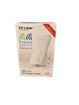 TP-LINK WI-FI RANGE EXTENDER AC750 DUAL BAND RE200 WLAN BOOSTER