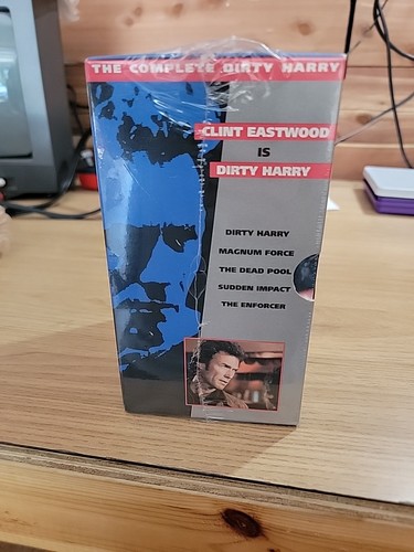 clint eastwood The Complete Dirty Harry Vhs Box Set Factory Sealed - Picture 2 of 6