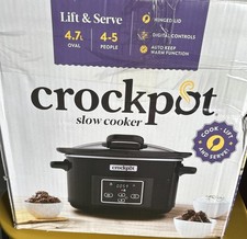 Image of Crockpot Lift & Serve Digital Slow Cooker 4.7L Brand New In Box Never Used