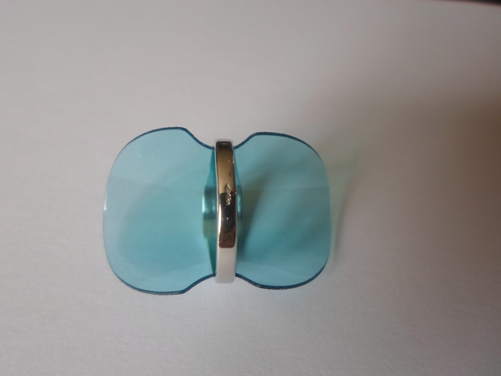 solid silver ring, chiseled knight, size 58 - image 5