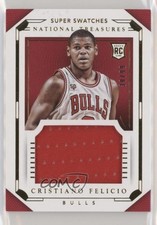2015-16 National Treasures Super Swatches Rookies 39/99 Cristiano Felicio #7 r7o