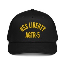 USS Liberty Hat 5 panel cap